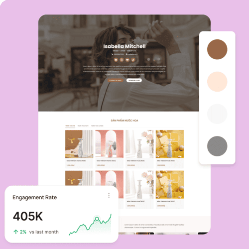 Xem hồ sơ & media kit chuyên nghiệp