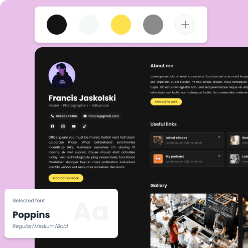 Portfolio & Media Kit tự động cập nhật